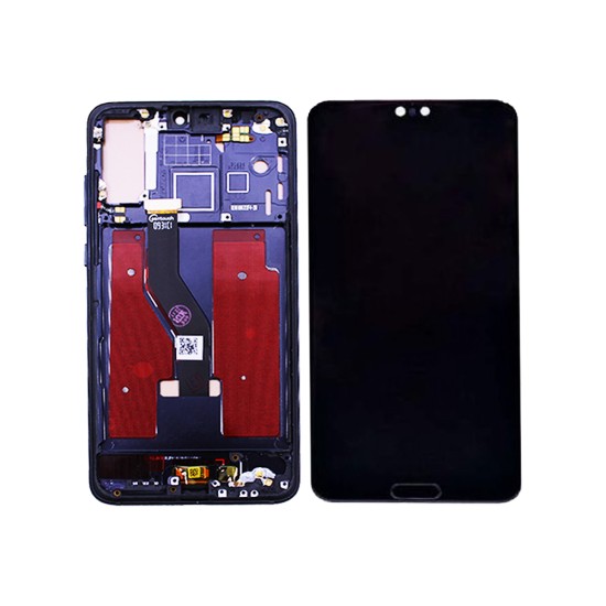 Touch+Display with Frame and Fingerprint Huawei P20 Pro 6.1" Black Touch+Display with Frame and Fingerprint Huawei P20 Pro 6.1" Black